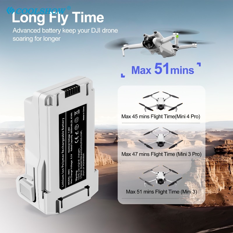 DJI 미니 3 프로 드론 배터리 및 DJI 미니 3  - Drone Charging Hub 리뷰 및 가격